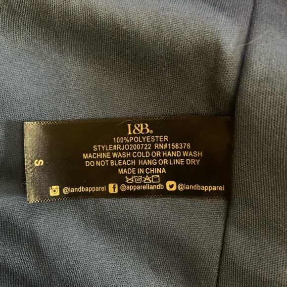 Lucky & Blessed Navy Fleece Vest with Tan Trim - So Soft! EUC - Picture 6 of 6